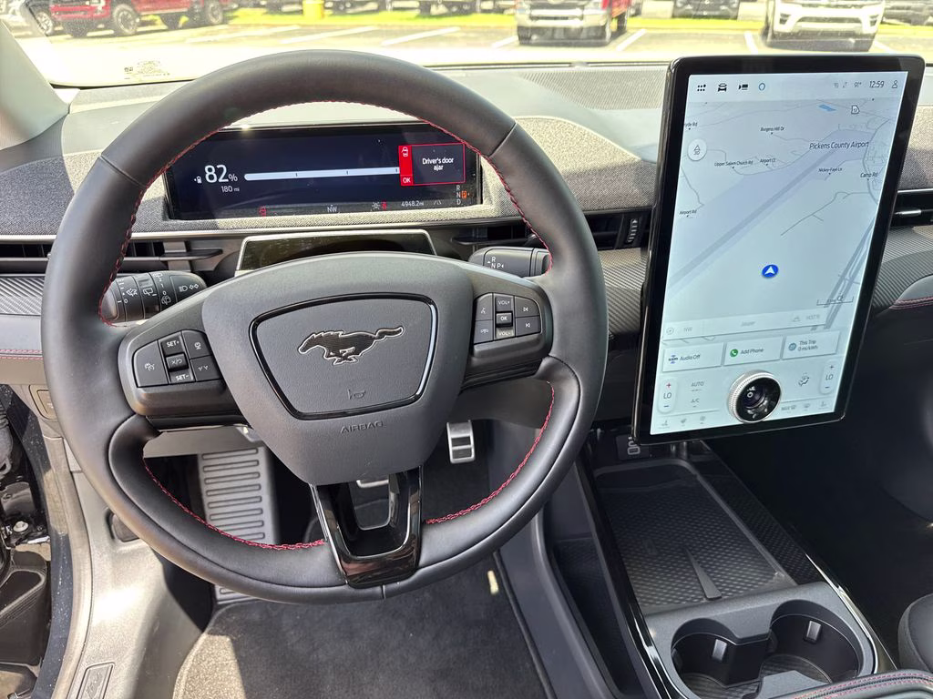 2025 Shadow Black Ford Mustang Mach-E Premium AWD SUV