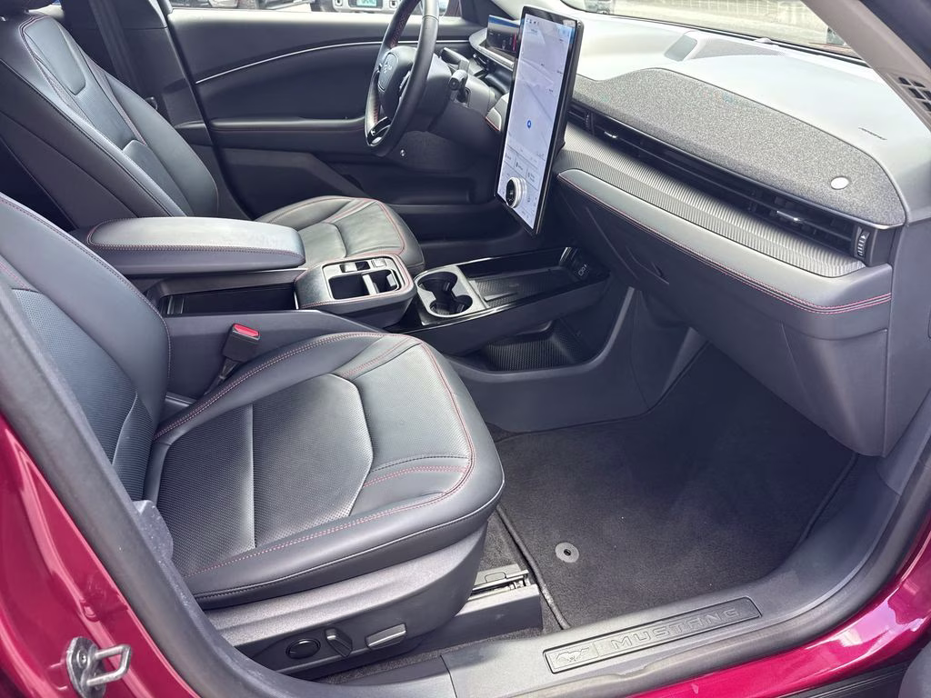 2025 Molten Magenta Metallic Tinted Clearcoat Ford Mustang Mach-E Premium AWD SUV