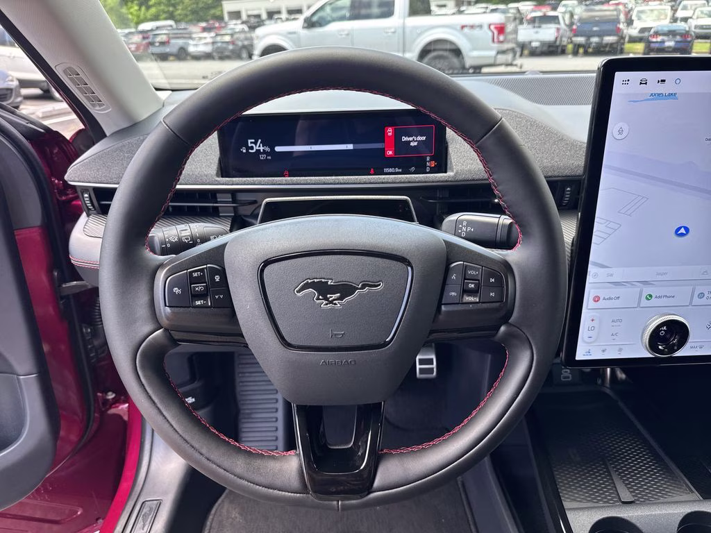 2025 Molten Magenta Metallic Tinted Clearcoat Ford Mustang Mach-E Premium AWD SUV