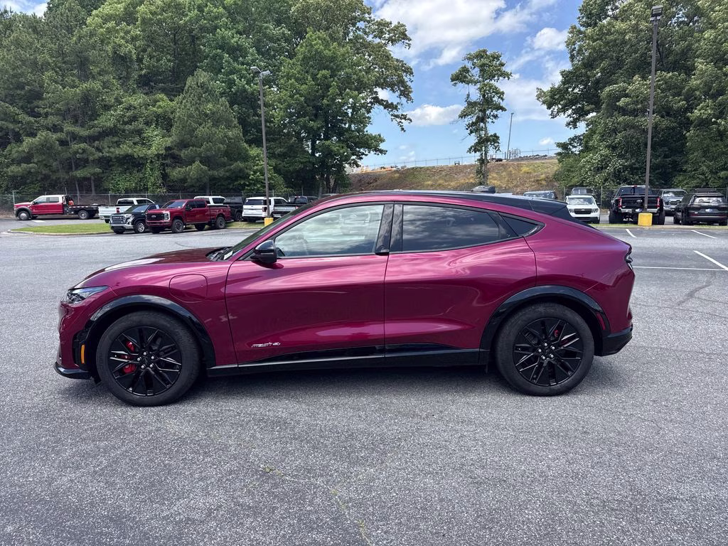 2025 Molten Magenta Metallic Tinted Clearcoat Ford Mustang Mach-E Premium AWD SUV
