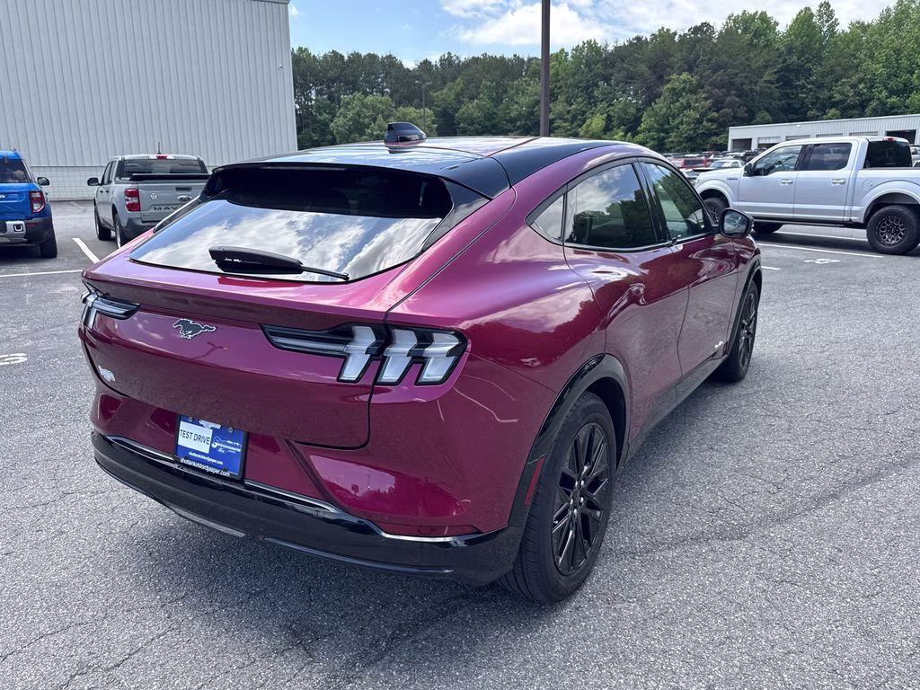 2025 Molten Magenta Metallic Tinted Clearcoat Ford Mustang Mach-E Premium AWD SUV