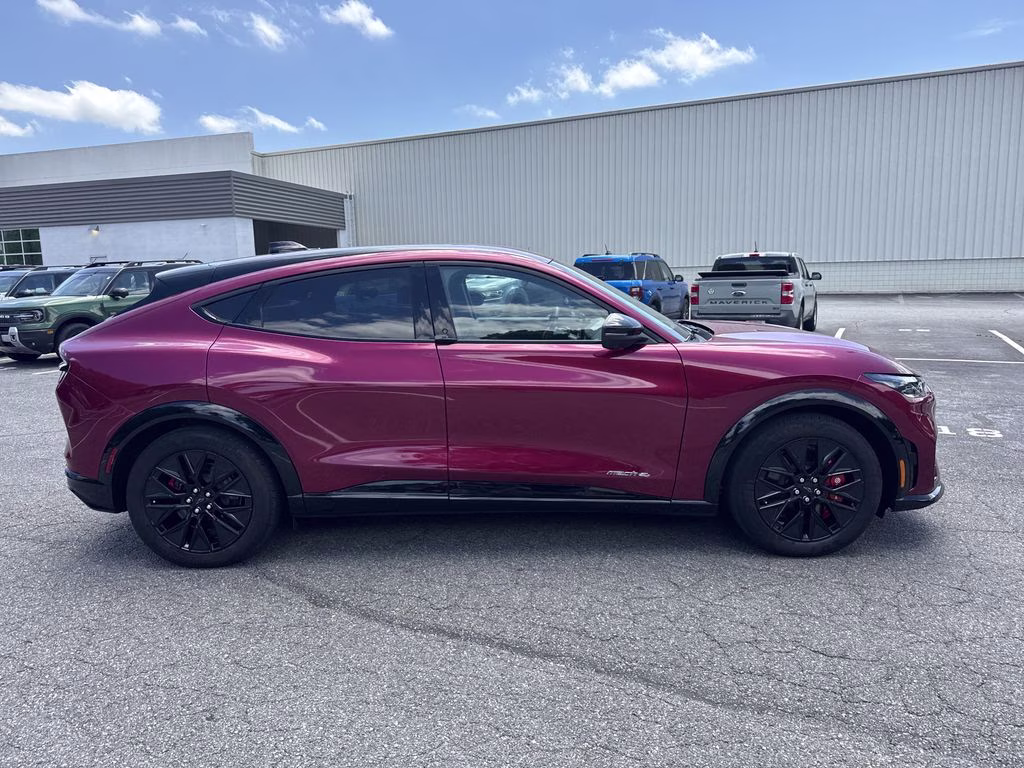 2025 Molten Magenta Metallic Tinted Clearcoat Ford Mustang Mach-E Premium AWD SUV