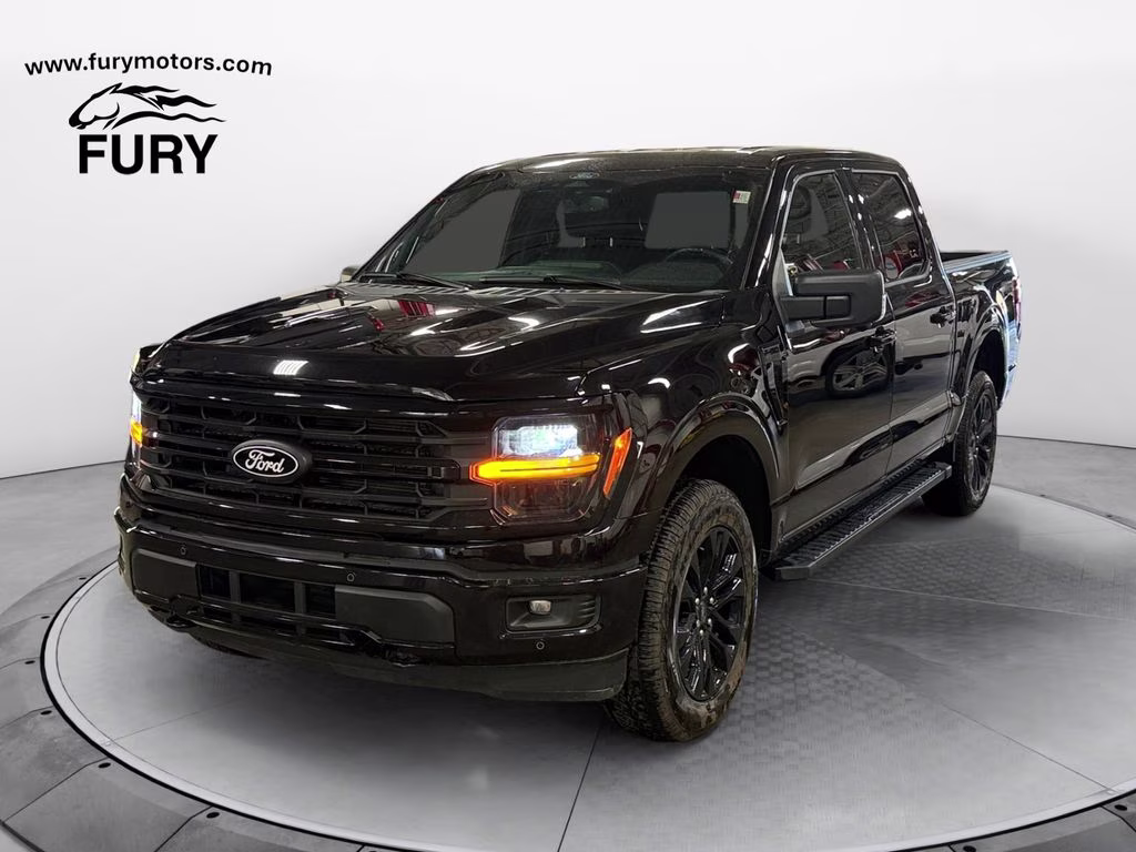 2025 Black Ford F-150 XLT FX4 w/Black Appearance Pkg 4X4 Truck