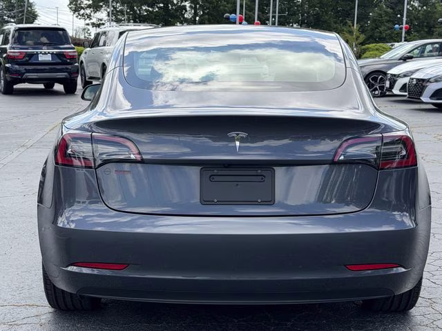 2023 Midnight Silver Metallic Tesla Model 3 Base RWD Sedan