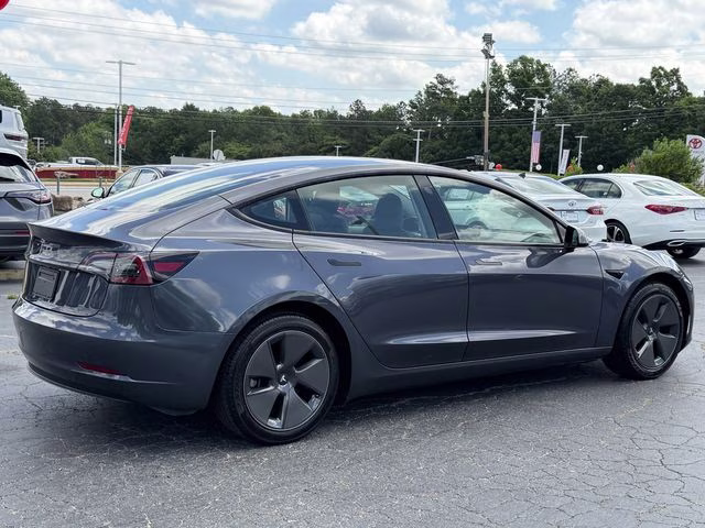 2023 Midnight Silver Metallic Tesla Model 3 Base RWD Sedan
