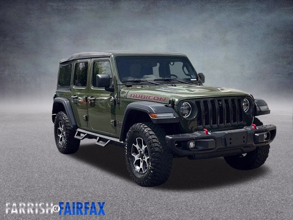 2021 Sarge Green Clearcoat Jeep Wrangler Unlimited Rubicon 4X4 SUV