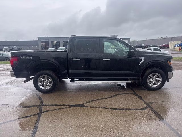 2024 Agate Black Metallic Ford F-150 XLT 4X4 Truck