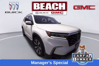 2025 Platinum White Pearl Honda Pilot Touring FWD SUV