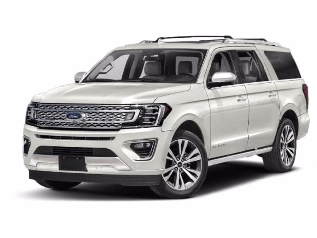 2019 White Platinum Ford Expedition Max Platinum 4X4 SUV