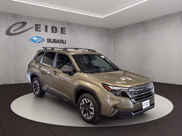 2025 Autumn Green Metallic Subaru Forester Premium AWD SUV