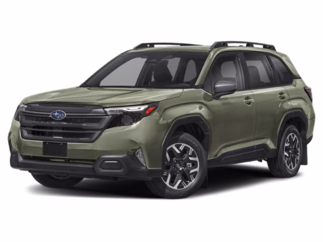 2025 Green Metallic Subaru Forester Premium AWD SUV