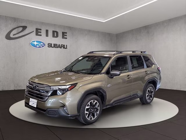 2025 Autumn Green Metallic Subaru Forester Premium AWD SUV