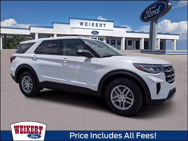 2026 Oxford White Ford Explorer Active 4X4 SUV