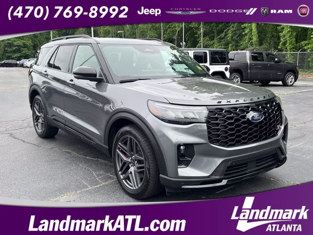 2025 Carbonized Gray Metallic Ford Explorer ST 4X4 SUV