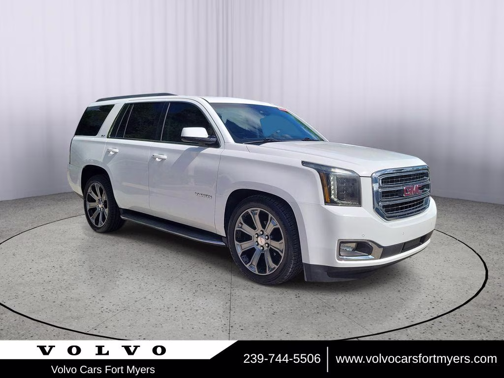 2017 Summit White GMC Yukon SLT RWD SUV