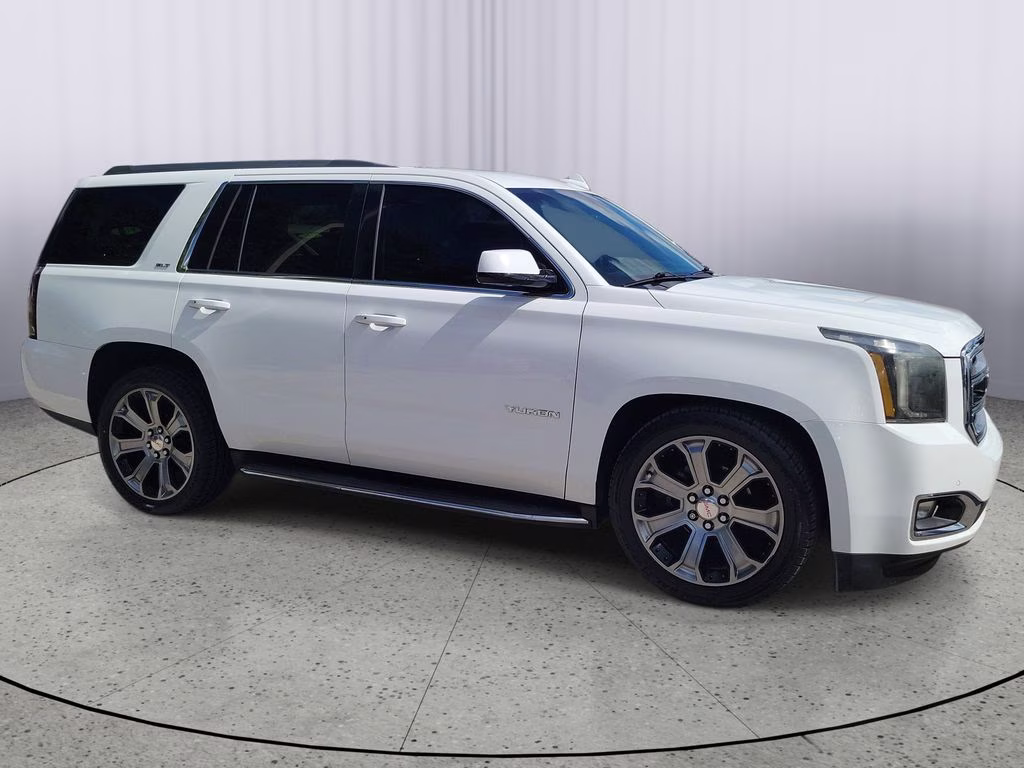2017 Summit White GMC Yukon SLT RWD SUV