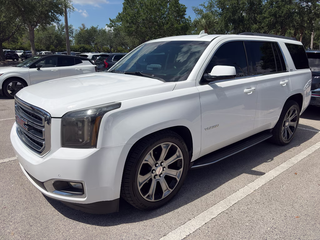 2017 Summit White GMC Yukon SLT RWD SUV