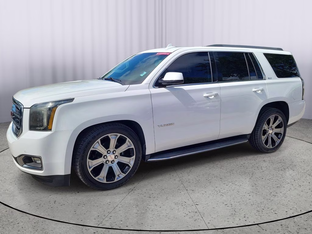 2017 Summit White GMC Yukon SLT RWD SUV