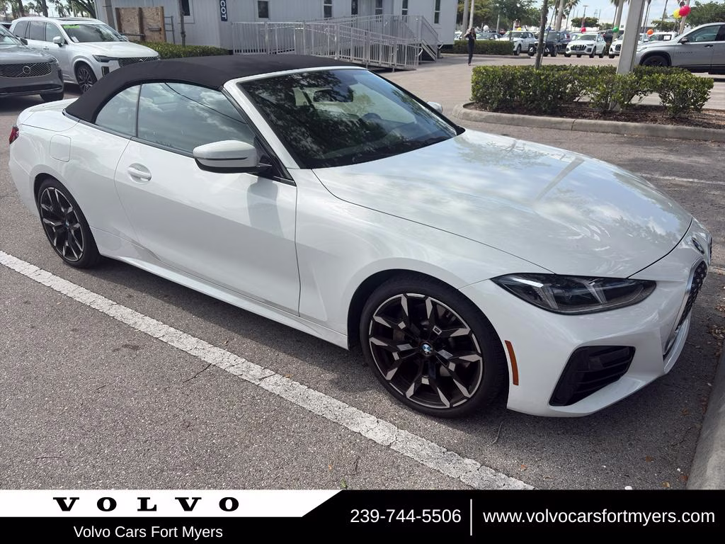 2026 Alpine White BMW 4 Series 430i RWD Convertible