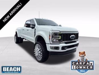 2024 White Metallic Ford Super Duty F-450 DRW Limited 4X4 Truck