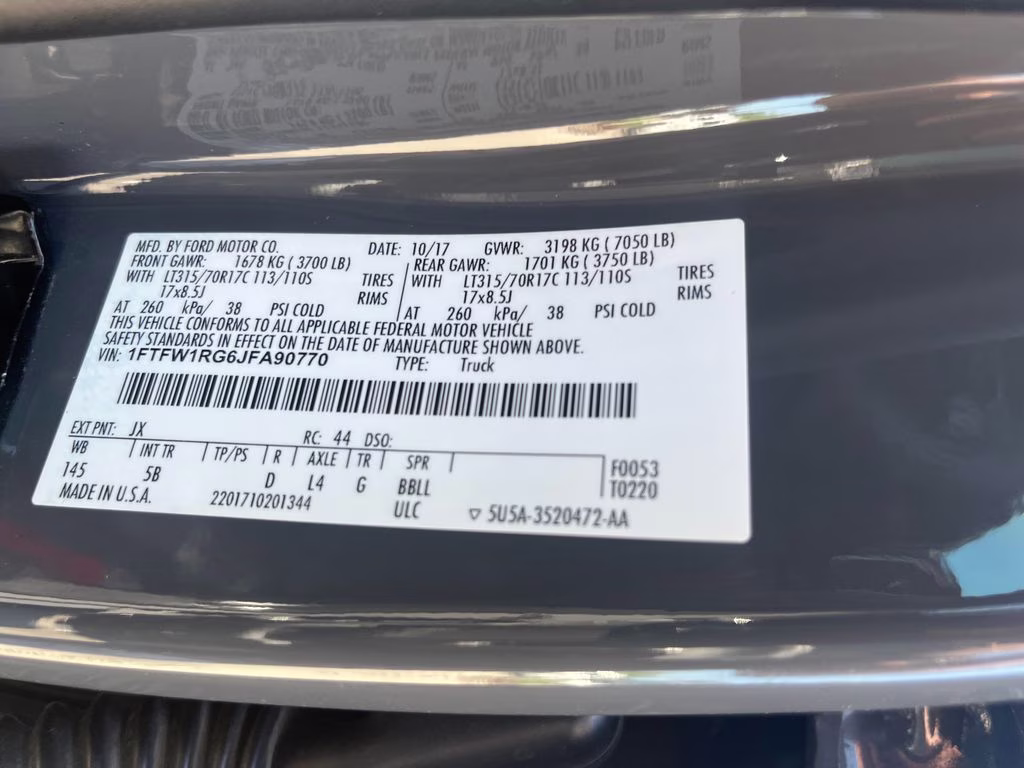 2018 Lead Foot Ford F-150 Raptor 4X4 Truck