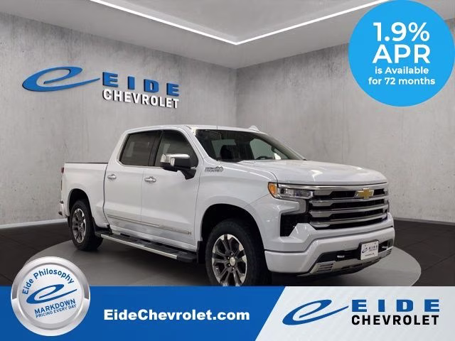 2026 Polar White Tricoat Chevrolet Silverado 1500 High Country 4X4 Truck