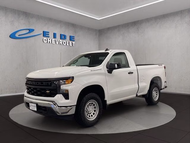 2026 Summit White Chevrolet Silverado 1500 WT 4X4 Truck