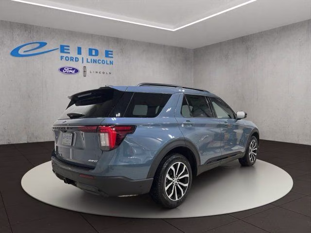 2026 Vapor Blue Metallic Ford Explorer ST-Line 4X4 SUV