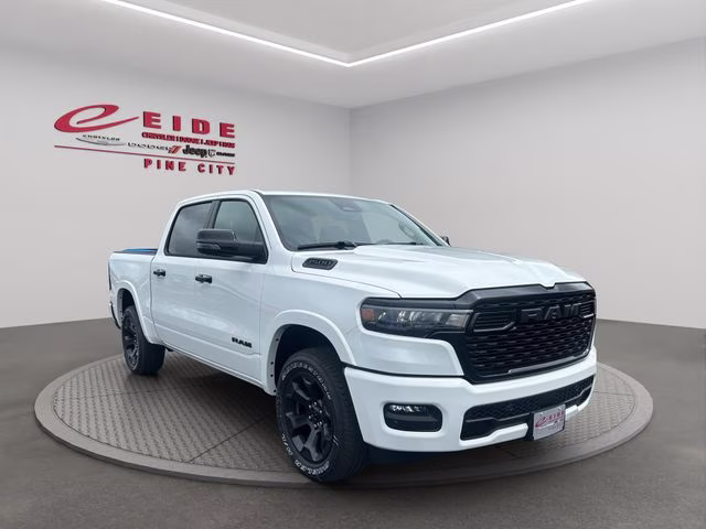 2026 Bright White Clearcoat Ram 1500 Big Horn Night Edition 4X4 Truck