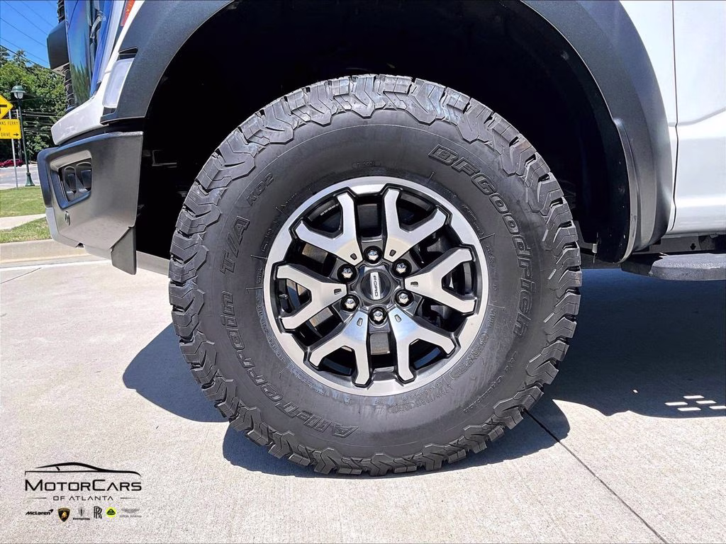 2023 Oxford White Ford F-150 Raptor Blue Recaro Special Order 4X4 Truck