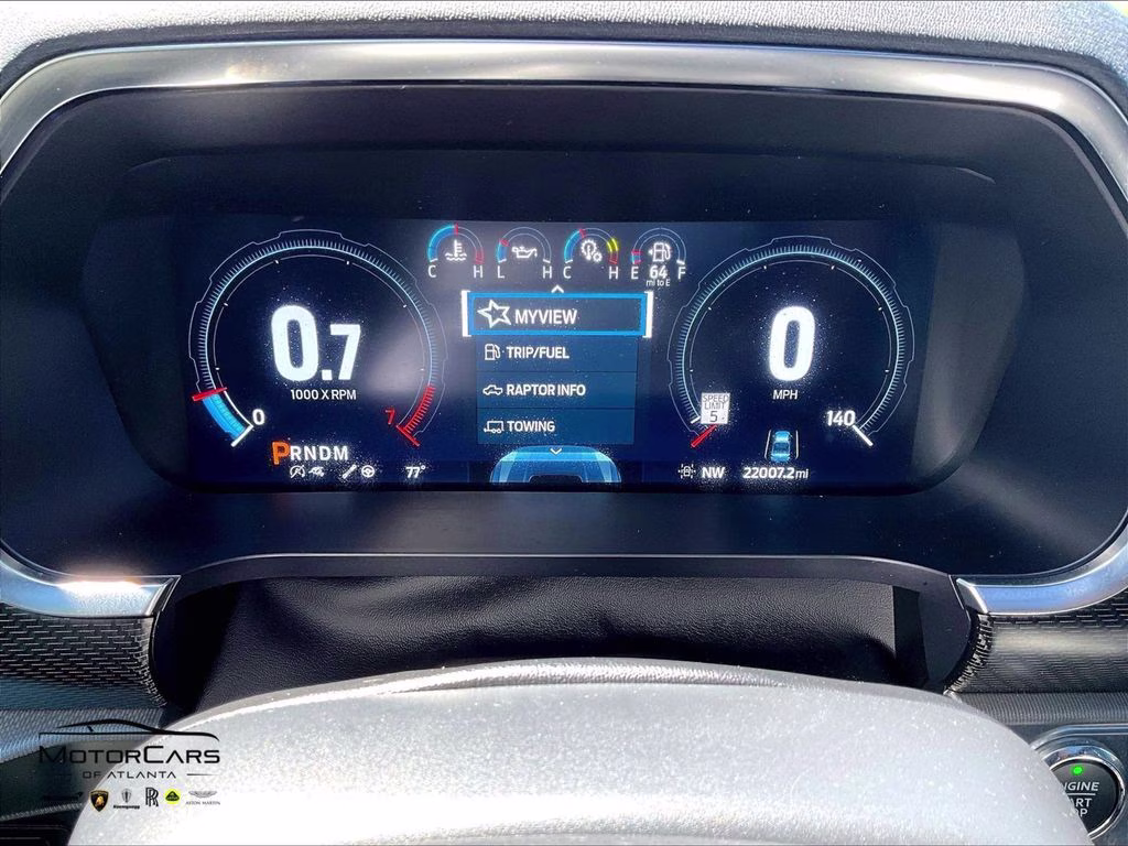 2023 Oxford White Ford F-150 Raptor Blue Recaro Special Order 4X4 Truck