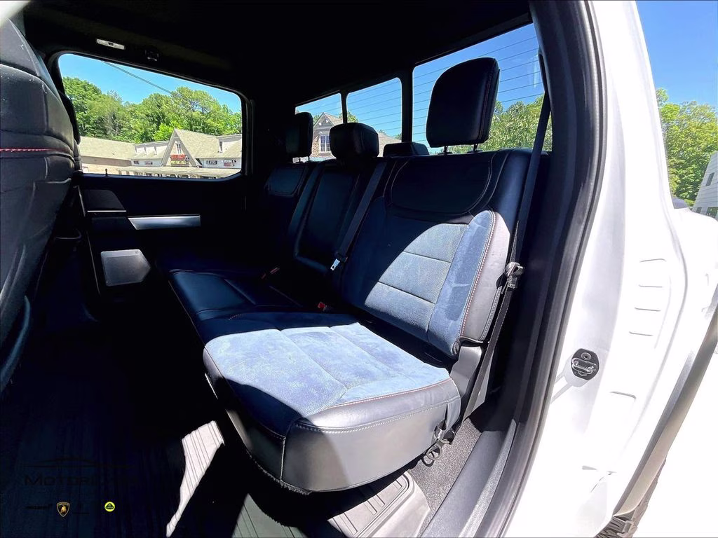 2023 Oxford White Ford F-150 Raptor Blue Recaro Special Order 4X4 Truck
