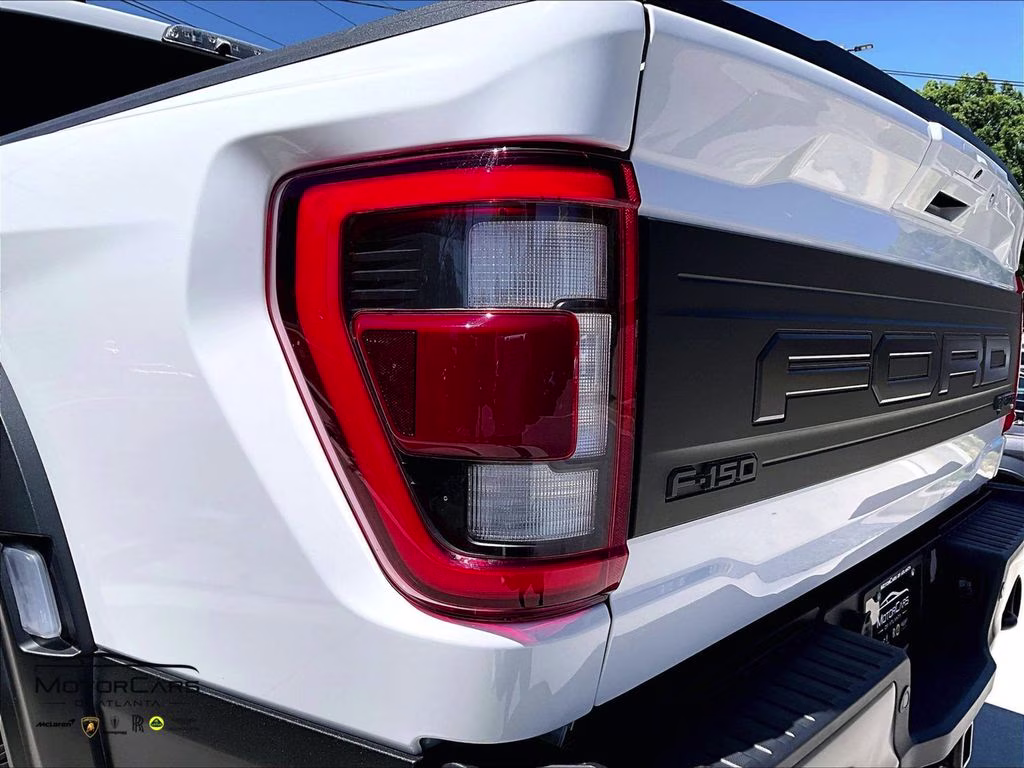 2023 Oxford White Ford F-150 Raptor Blue Recaro Special Order 4X4 Truck