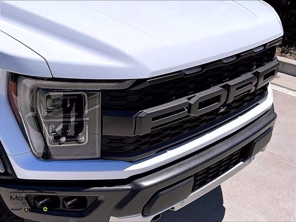 2023 Oxford White Ford F-150 Raptor Blue Recaro Special Order 4X4 Truck