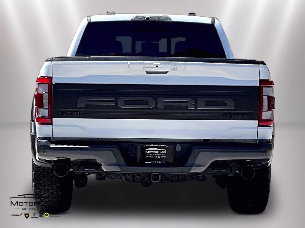 2023 Oxford White Ford F-150 Raptor Blue Recaro Special Order 4X4 Truck