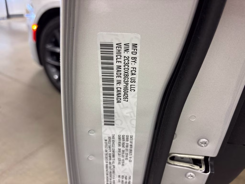 2023 Triple Nickel Clearcoat Dodge Charger SXT RWD Sedan