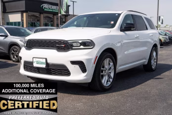 2025 White Knuckle Clearcoat Dodge Durango GT Plus AWD SUV