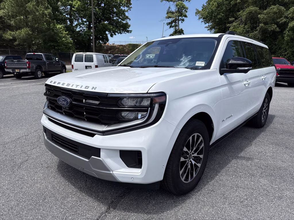 2025 Oxford White Ford Expedition Max Platinum 4X4 SUV