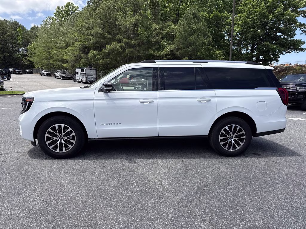 2025 Oxford White Ford Expedition Max Platinum 4X4 SUV
