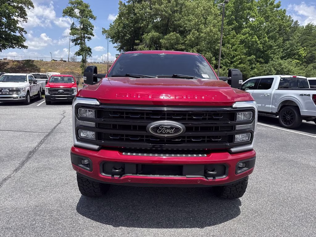 2024 Rapid Red Metallic Tinted Clearcoat Ford Super Duty F-250 SRW Lariat 4X4 Truck