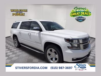 2017 Summit White Chevrolet Suburban Premier 4X4 SUV