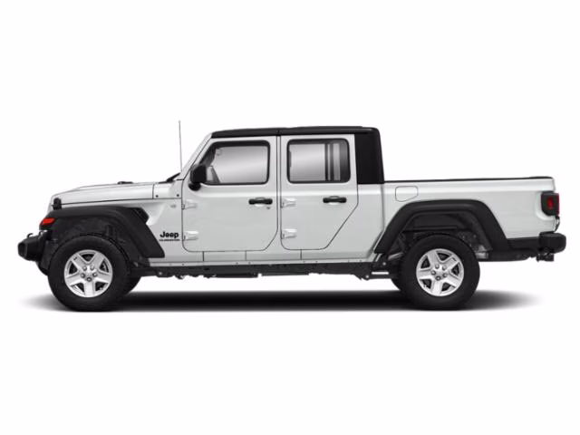 2021 Bright White Clearcoat Jeep Gladiator Sport S 4X4 Truck