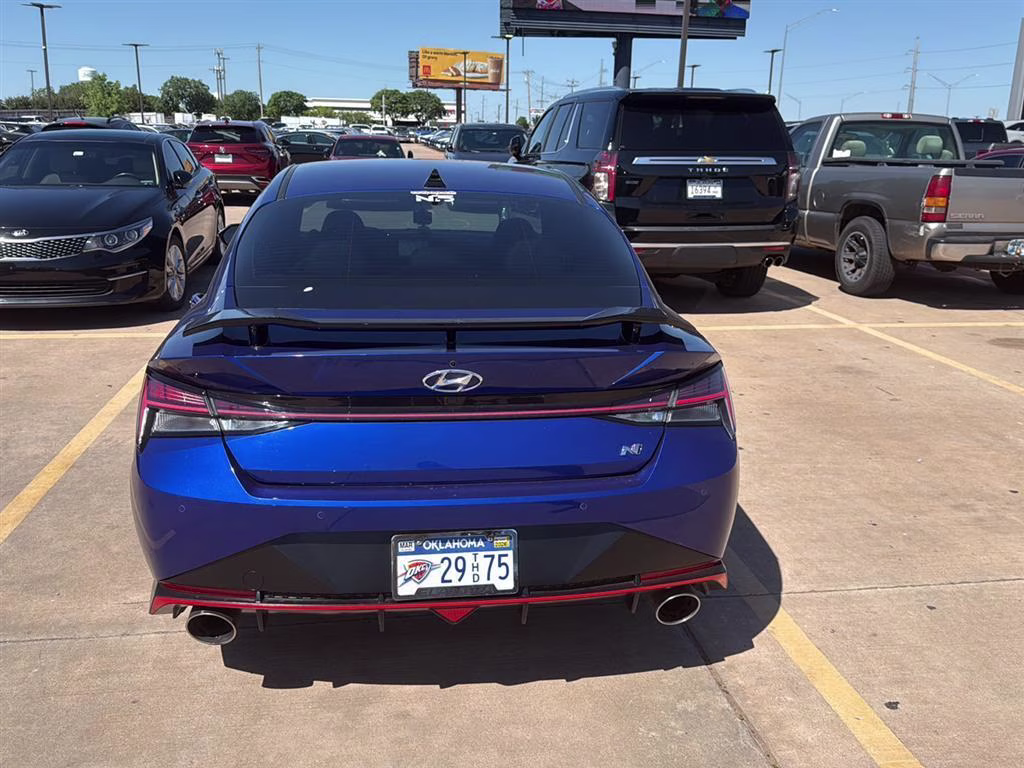 2022 Intense Blue Hyundai Elantra N FWD Sedan