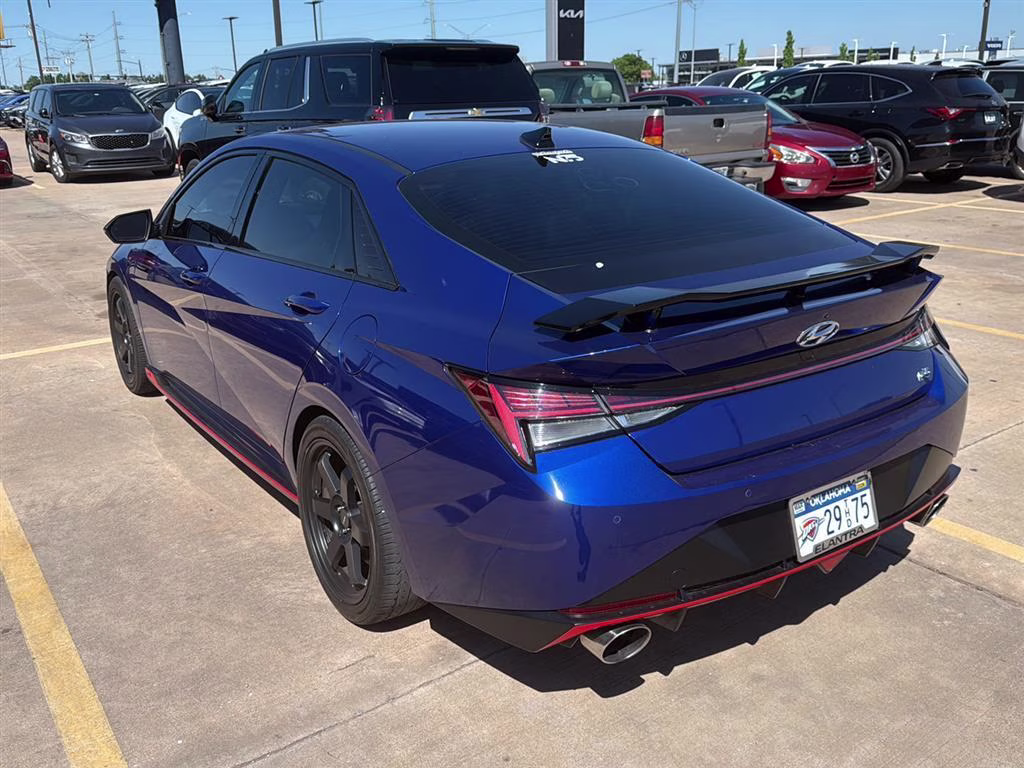 2022 Intense Blue Hyundai Elantra N FWD Sedan