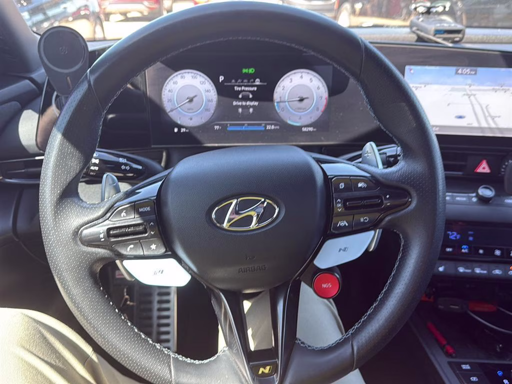 2022 Intense Blue Hyundai Elantra N FWD Sedan