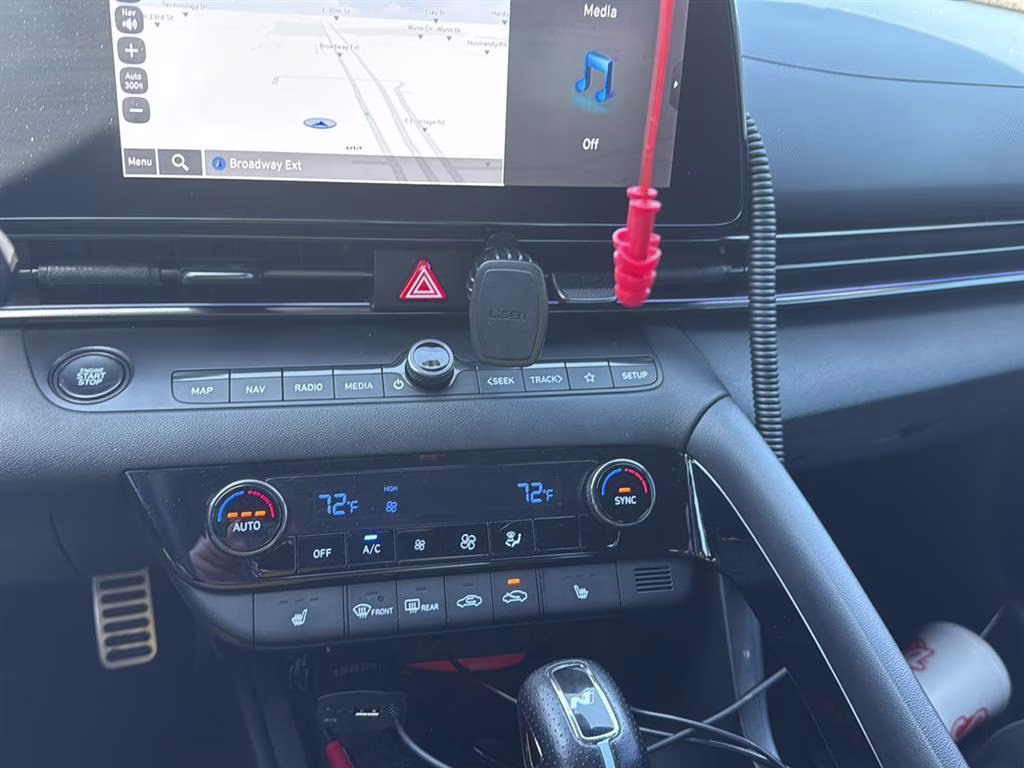 2022 Intense Blue Hyundai Elantra N FWD Sedan