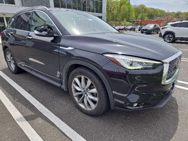 2021 Black Obsidian INFINITI QX50 LUXE AWD SUV