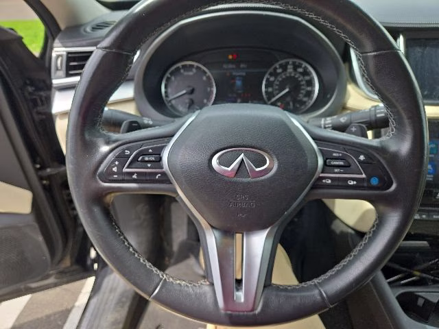 2021 Black Obsidian INFINITI QX50 LUXE AWD SUV