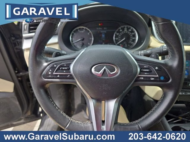 2021 Black Obsidian INFINITI QX50 LUXE AWD SUV