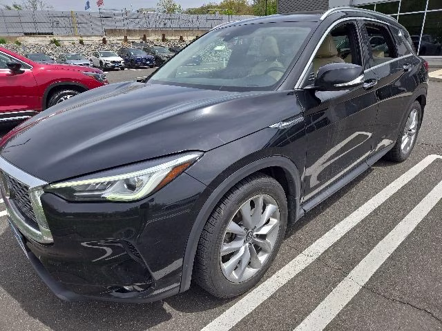 2021 Black Obsidian INFINITI QX50 LUXE AWD SUV